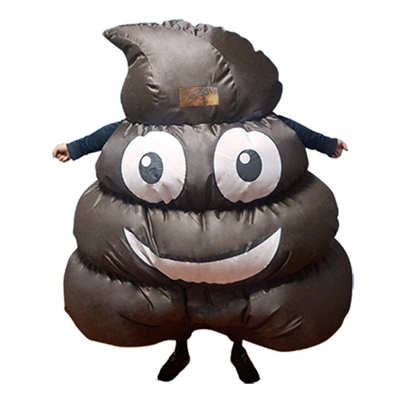 Halloween Costume Adult - Déguisement gonflable de caca amusant pour