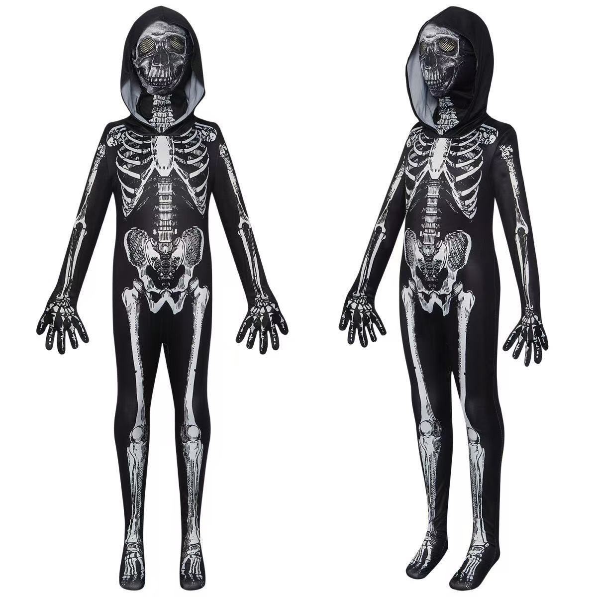 Halloween Costume Kids - Costume d'Halloween effrayant pour enfants, combinaison