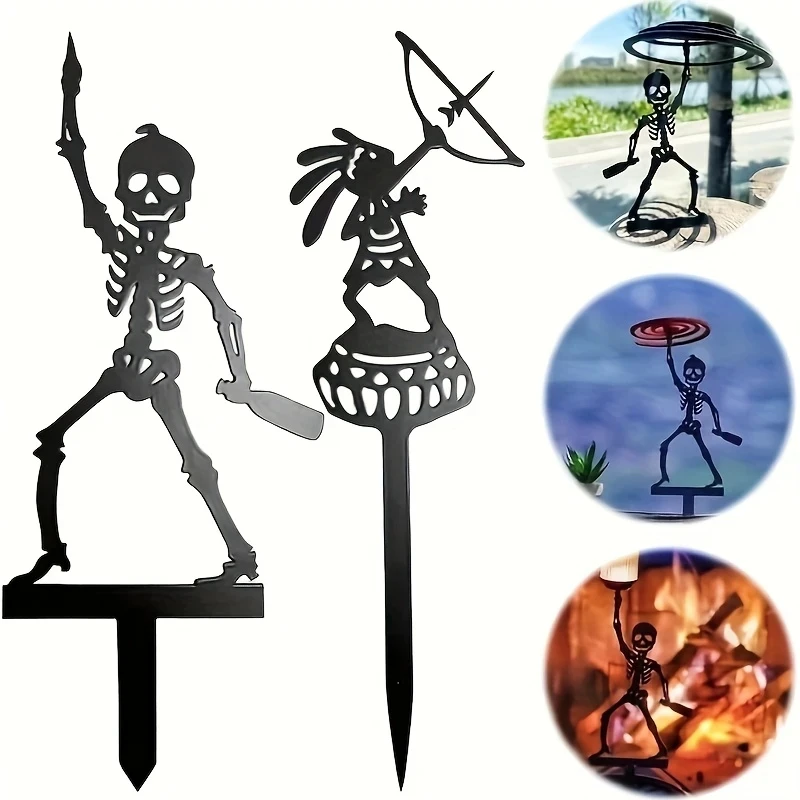 Halloween Skeleton Decoration - Support de tir à l'arc en