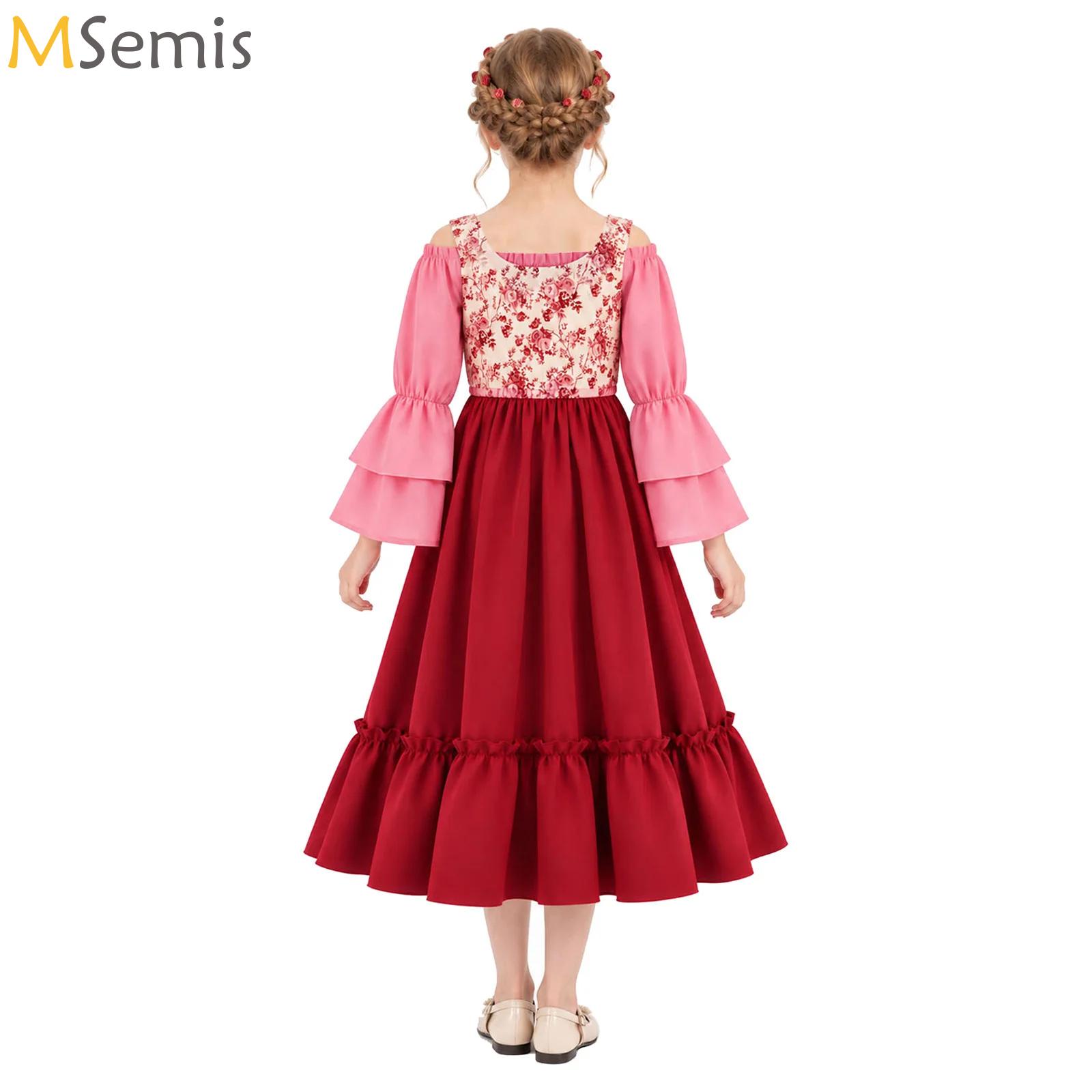 Halloween Costume Kids - Nouvelle robe de cour royale médiévale