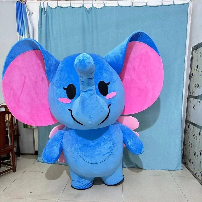 Halloween Costume Adult - Costume de mascotte d'éléphant Dumbo gonflable
