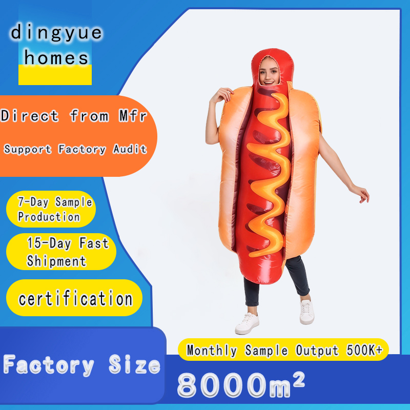 Halloween Costume Adult - Déguisement de hot-dog pour adultes, costume
