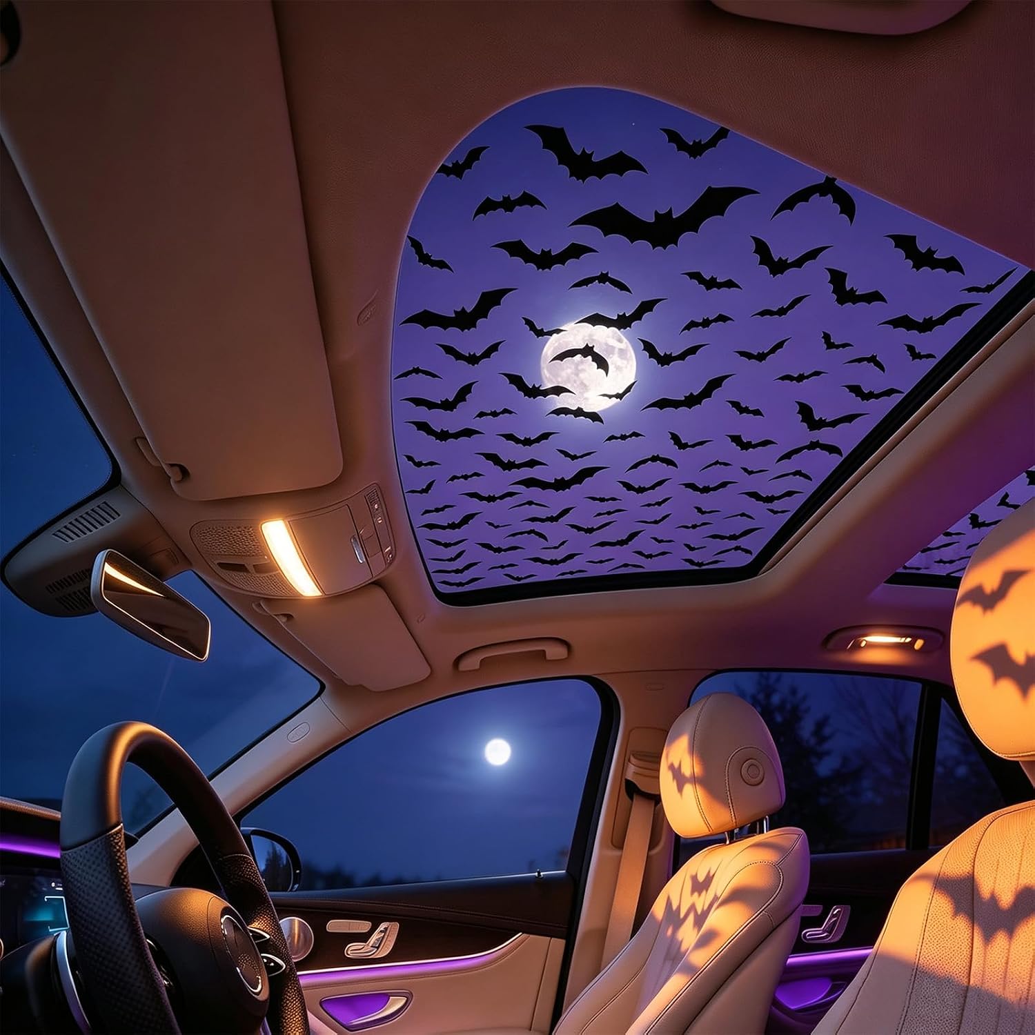 Autocollants pour toit ouvrant - Spider Web Halloween Decoration avis et prix