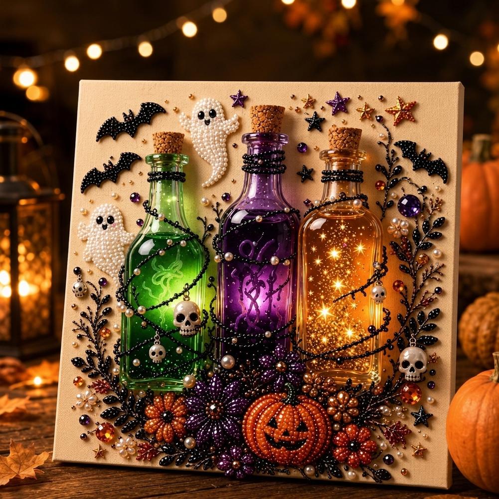 Kit de peinture diamant DIY Ha - Pumpkin Lantern Halloween avis et prix