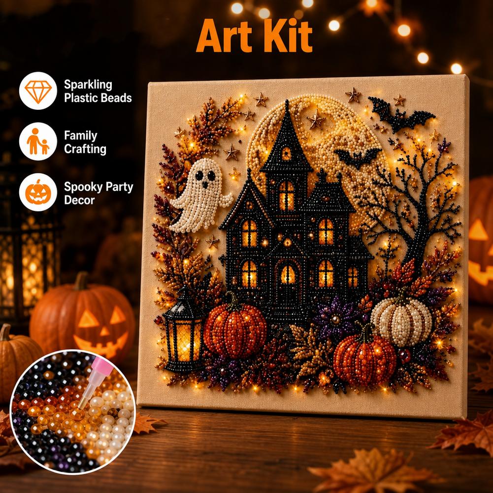 Kit de peinture diamant DIY Ha - Pumpkin Lantern Halloween avis et prix