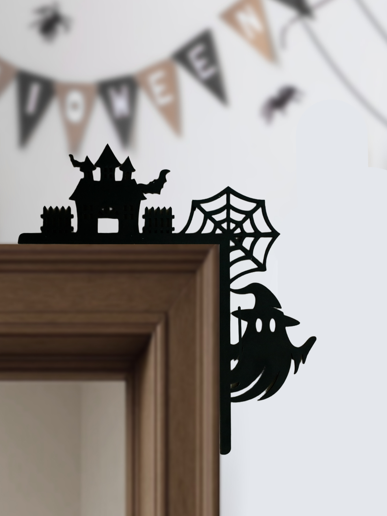 Décoration d'angle de porte d' - Spider Web Halloween Decoration avis et prix