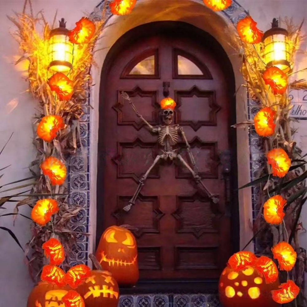 Guirlande lumineuse LED en for - Halloween Led String Lights Orange avis et prix