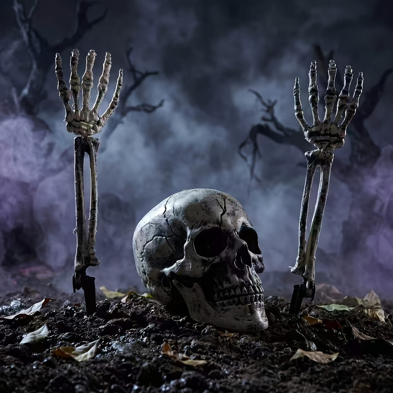 Ensemble de 3 décorations d’Ha - Halloween Skeleton Decoration avis et prix
