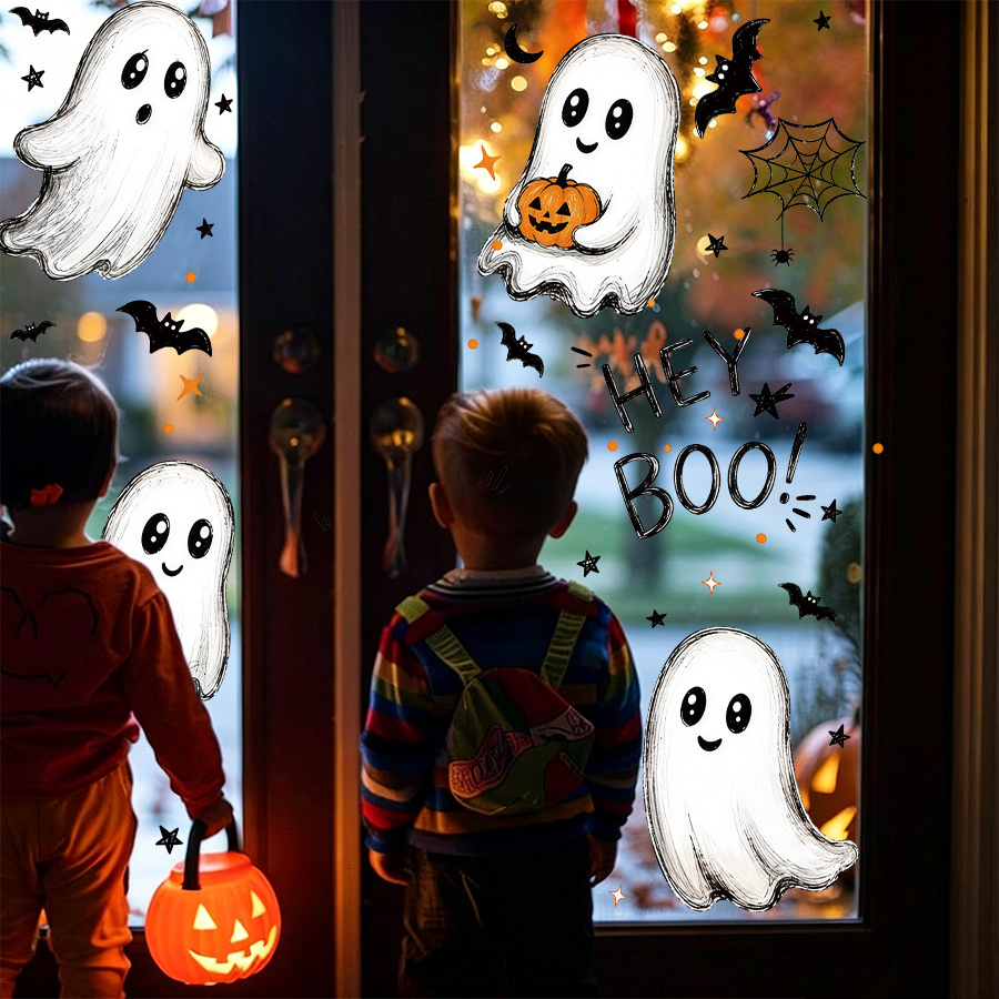 3 autocollants statiques pour  - Spider Web Halloween Decoration avis et prix