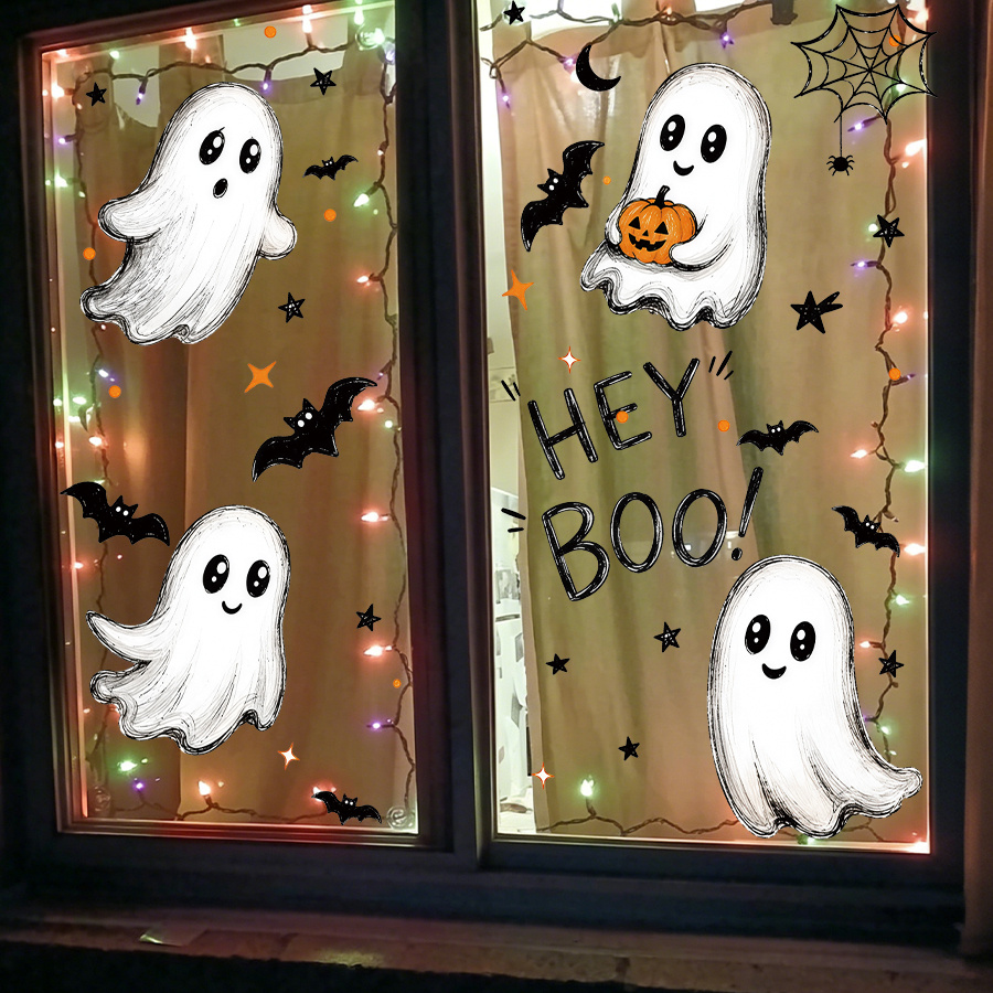3 autocollants statiques pour  - Spider Web Halloween Decoration avis et prix