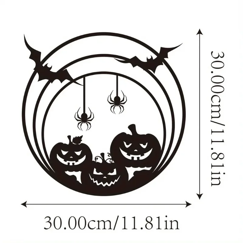 Décoration murale en métal pou - Spider Web Halloween Decoration avis et prix