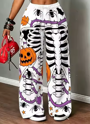 Pantalon ample et décontracté, - Pumpkin Lantern Halloween avis et prix