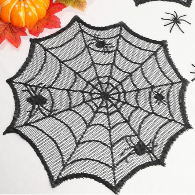 [MOA] 2/4 pièces, nappe en den - Spider Web Halloween Decoration avis et prix