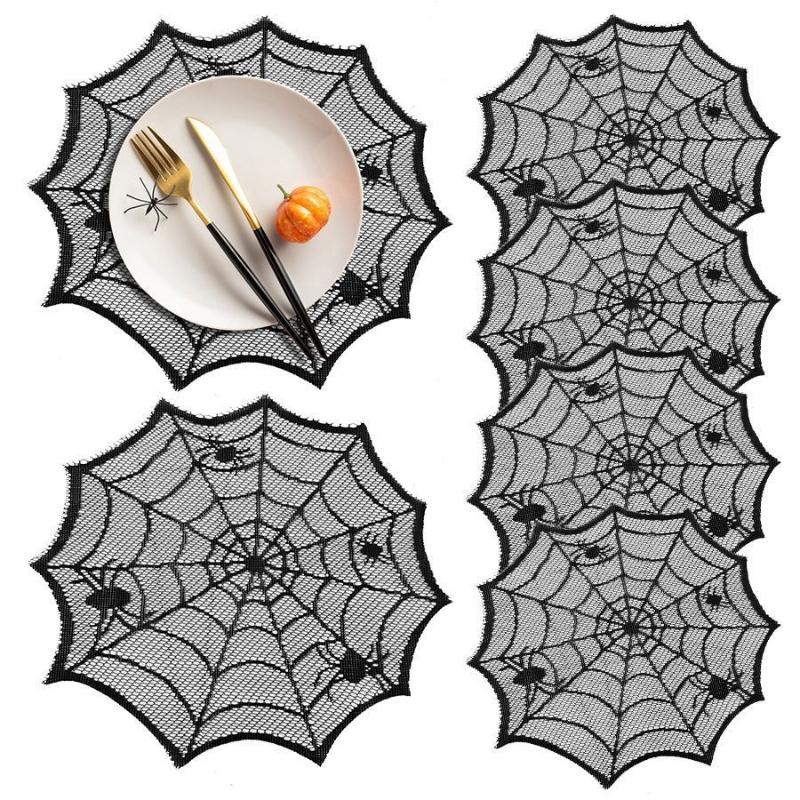 [MOA] 2/4 pièces, nappe en den - Spider Web Halloween Decoration avis et prix
