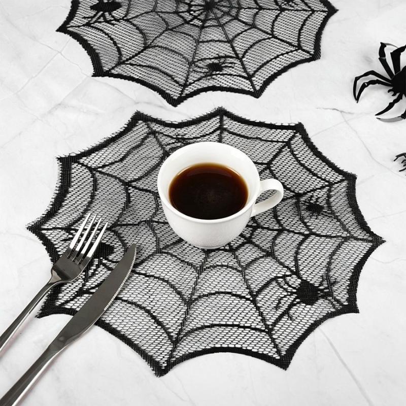 [MOA] 2/4 pièces, nappe en den - Spider Web Halloween Decoration avis et prix