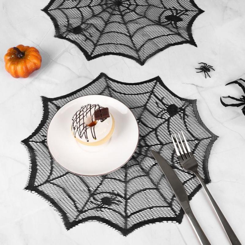 [MOA] 2/4 pièces, nappe en den - Spider Web Halloween Decoration avis et prix