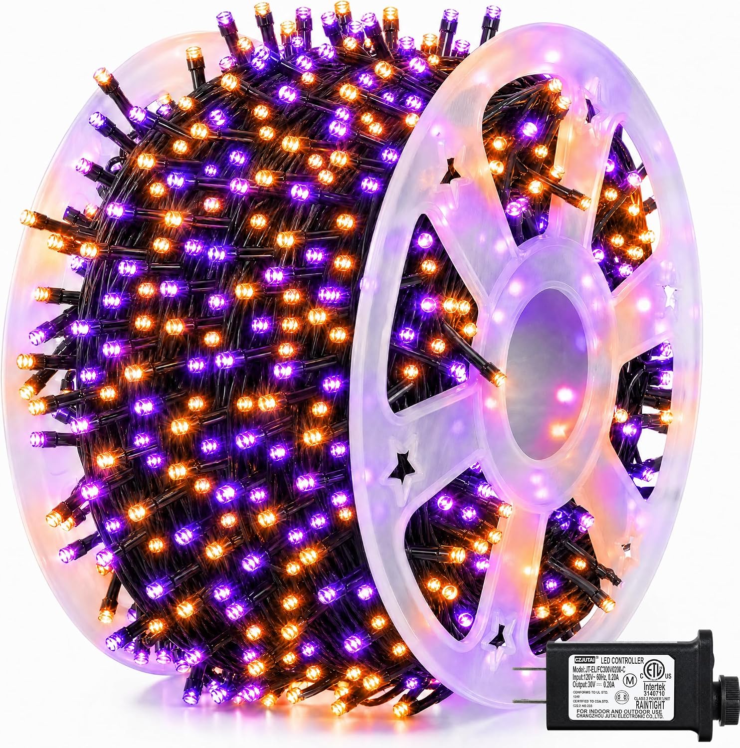 Guirlande lumineuse d'Hallowee - Halloween Led String Lights Orange avis et prix