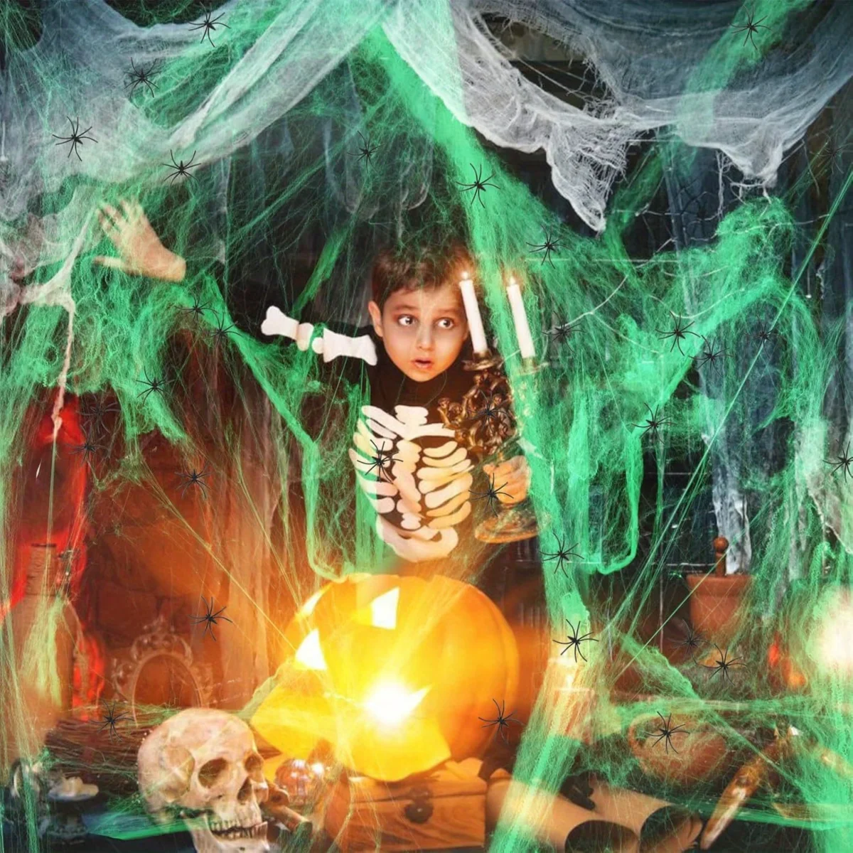 1-20 pièces, décoration d'Hall - Spider Web Halloween Decoration avis et prix