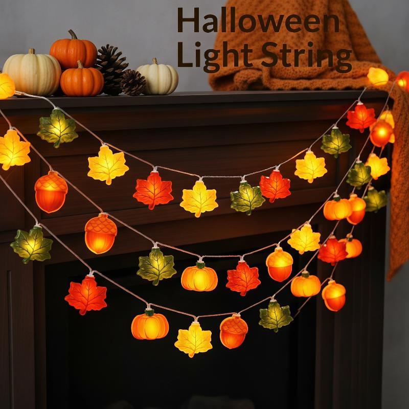 Guirlande lumineuse LED en for - Halloween Pumpkin Decor Led avis et prix