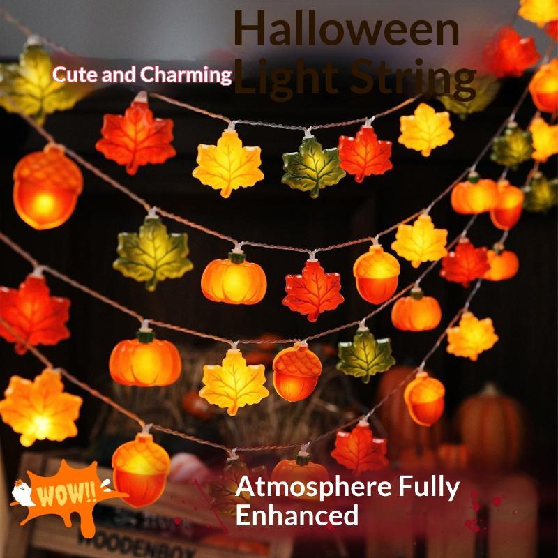 Guirlande lumineuse LED en for - Halloween Pumpkin Decor Led avis et prix
