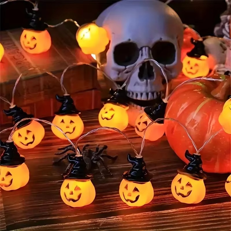 Guirlande lumineuse de fées ci - Halloween Led String Lights Orange avis et prix