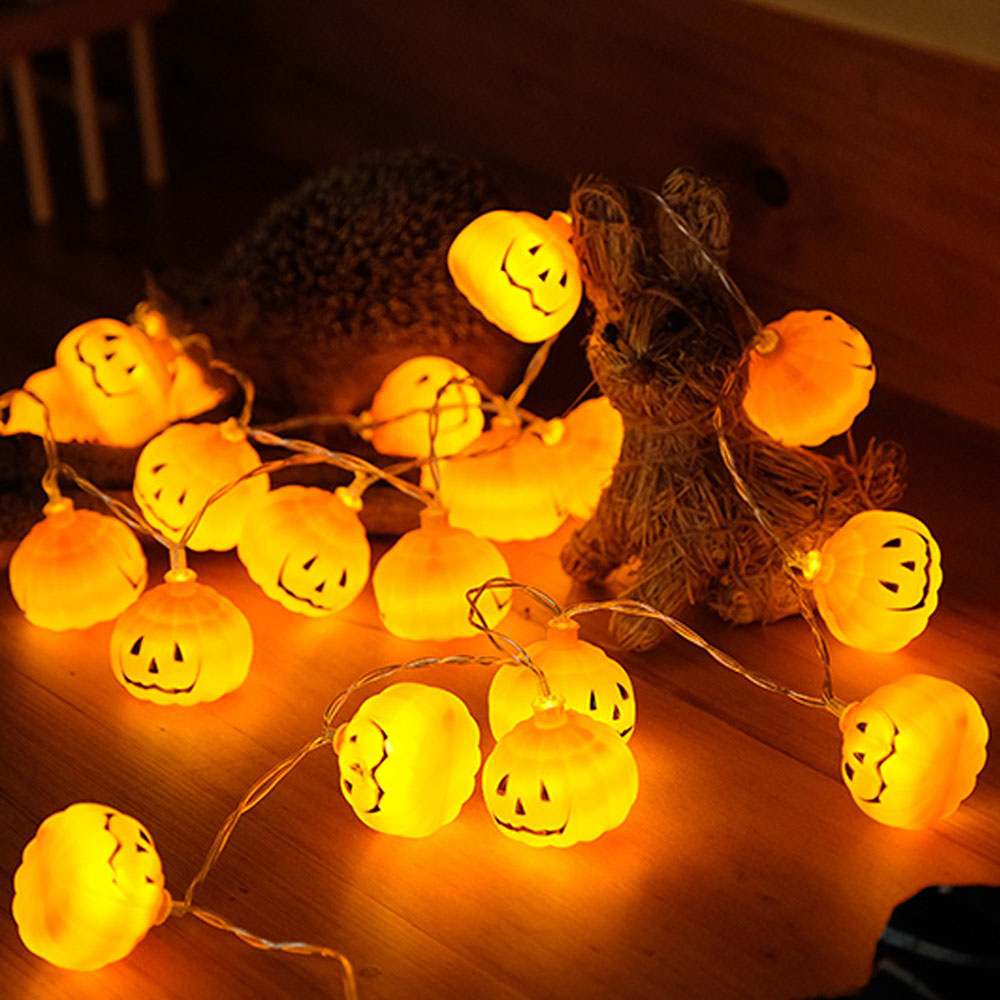 Guirlande lumineuse LED citrou - Halloween Led String Lights Orange avis et prix