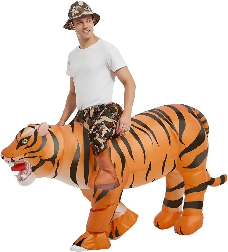 Déguisement de tigre gonflable - Halloween Costume Adult avis et prix