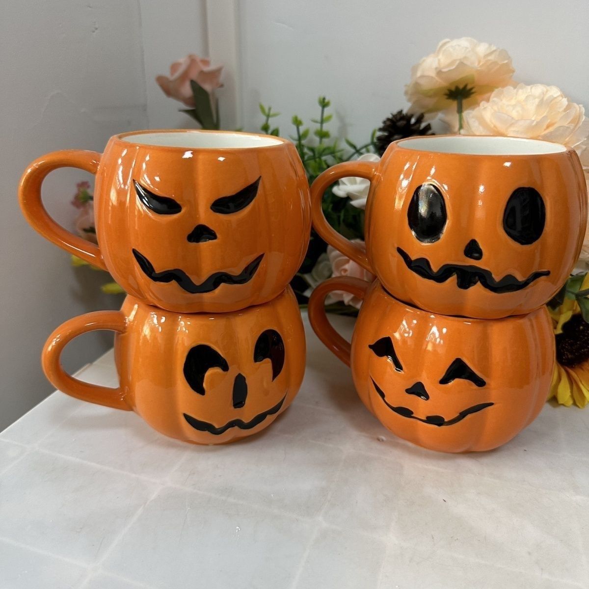 Tasse en céramique en forme de - Pumpkin Lantern Halloween avis et prix