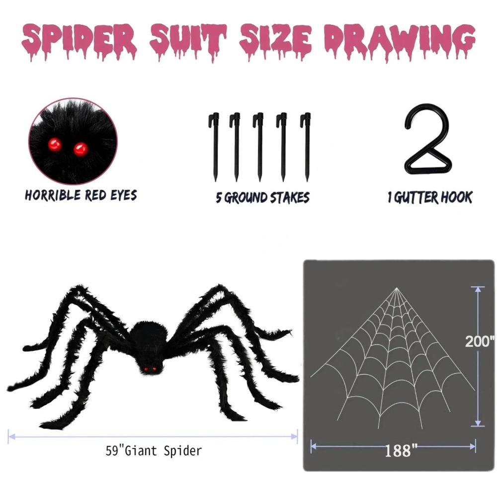 Toile d'araignée d'Halloween d - Spider Web Halloween Decoration avis et prix