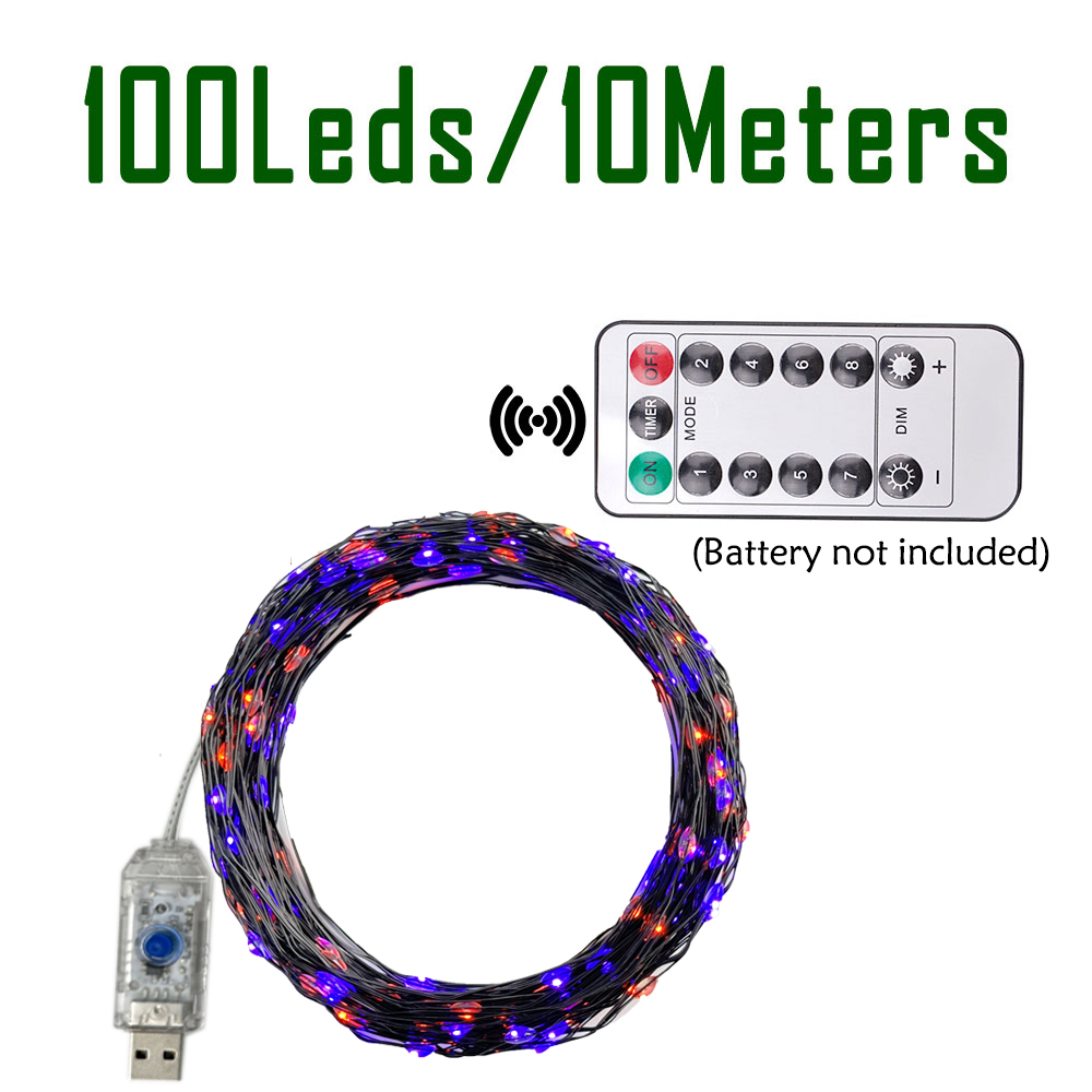 100/200LED s guirlandes lumine - Halloween Led String Lights Orange avis et prix