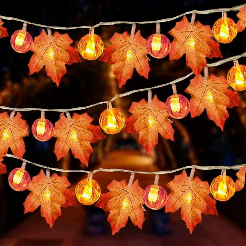 Guirlande lumineuse à piles de - Halloween Led String Lights Orange avis et prix