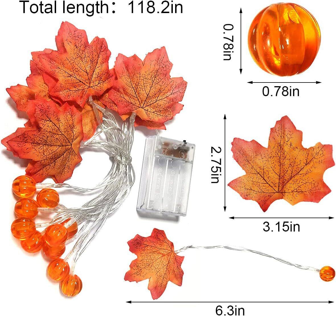 Guirlande lumineuse à piles de - Halloween Led String Lights Orange avis et prix
