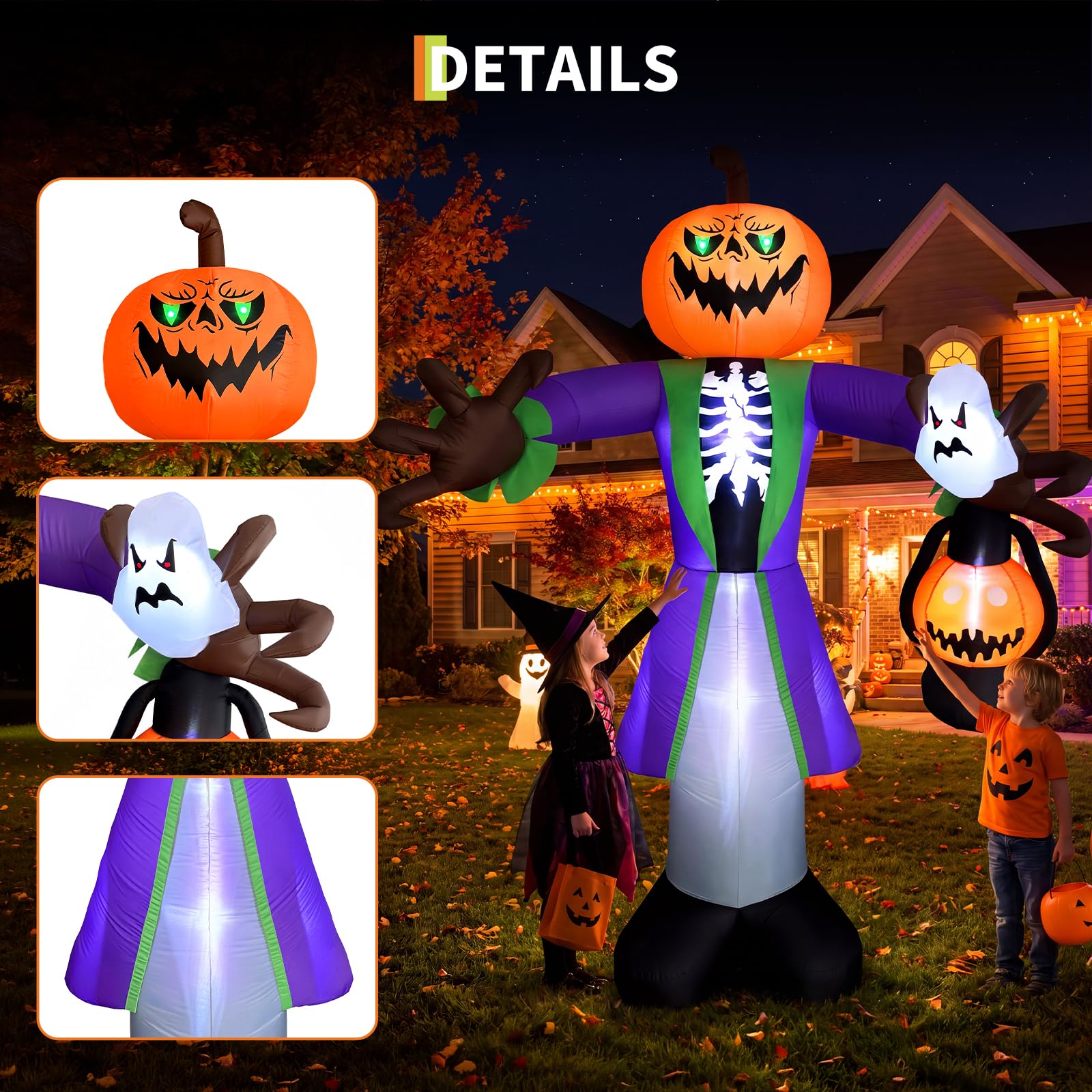 Citrouille gonflable lumineuse - Pumpkin Lantern Halloween avis et prix